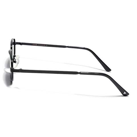 Vesper | Black Polarized Rectangle Sunglasses (Black Lens - PMG5845)