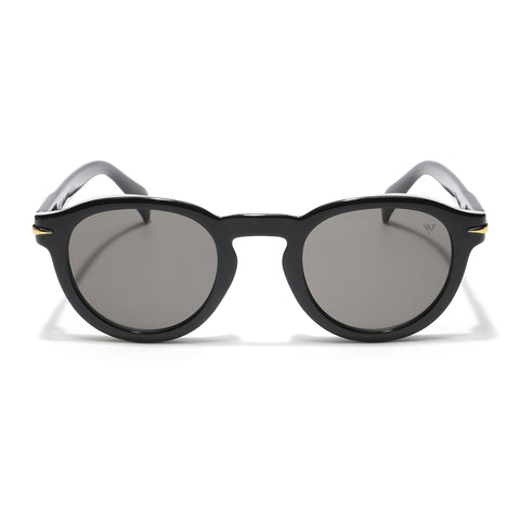Vellum | Black Round Sunglasses - MG3609
