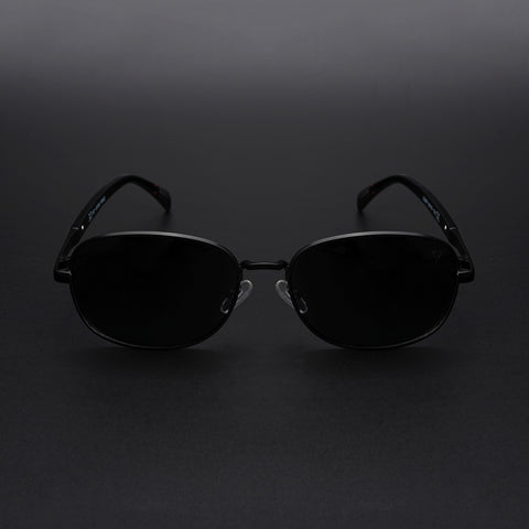 Dash | Black Polarized Unisex Sunglasses | Black Lens - PMG5847