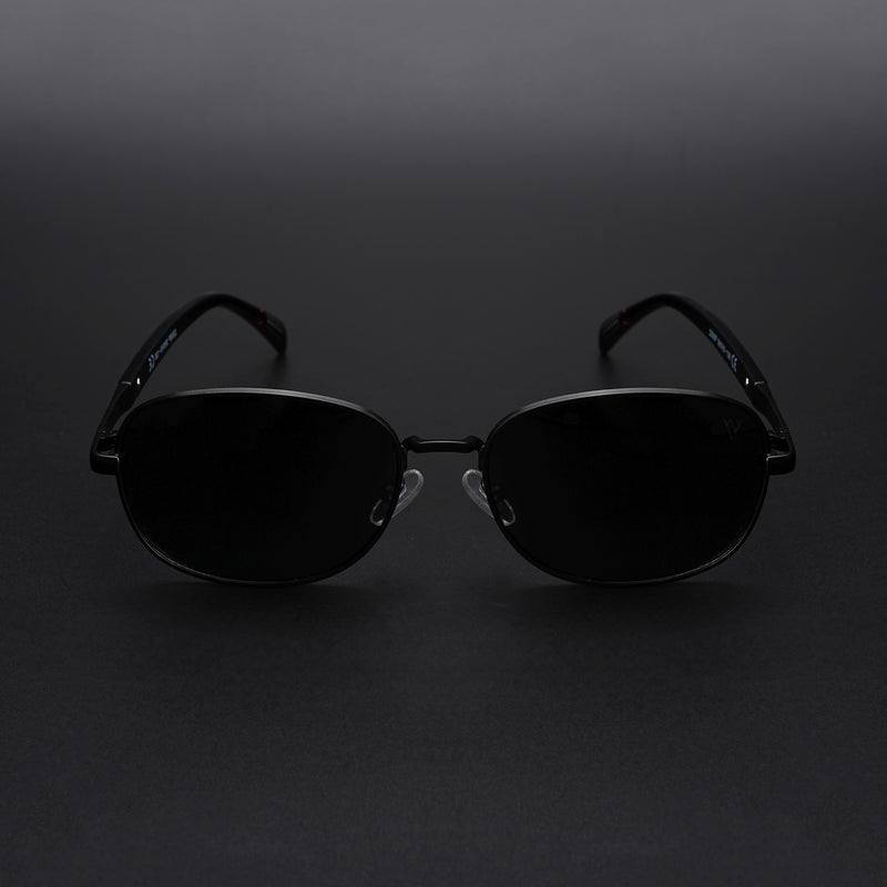 Dash | Black Polarized Unisex Sunglasses | Black Lens - PMG5847