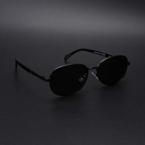 Dash | Black Polarized Unisex Sunglasses | Black Lens - PMG5847