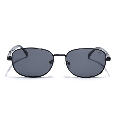 Dash | Black Polarized Unisex Sunglasses | Black Lens - PMG5847