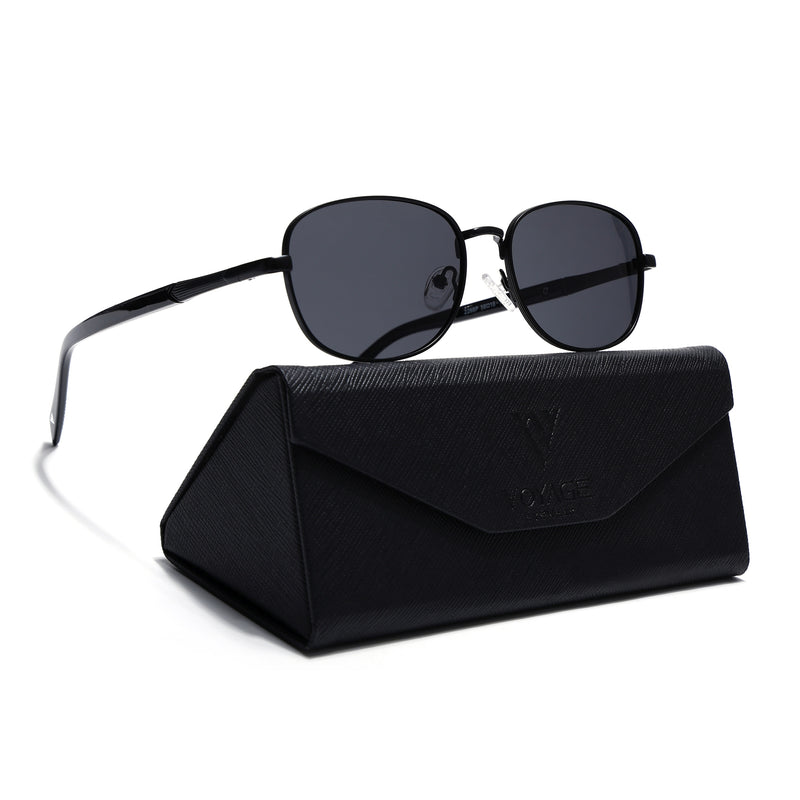 Dash | Black Polarized Unisex Sunglasses | Black Lens - PMG5847