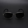 Dash | Silver Polarized Unisex Sunglasses | Black Lens - PMG5848