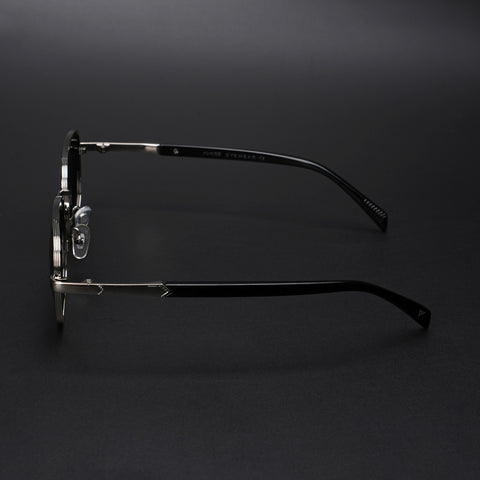 Dash | Silver Polarized Unisex Sunglasses | Black Lens - PMG5848