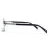 Dash | Silver Polarized Unisex Sunglasses | Black Lens - PMG5848