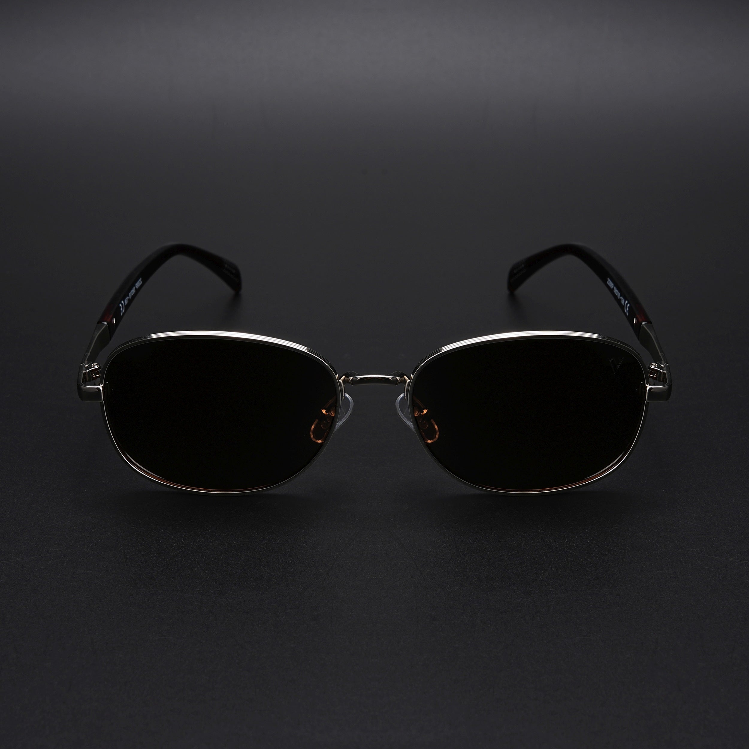 Dash | Silver Polarized Unisex Sunglasses | Brown Lens - PMG5849