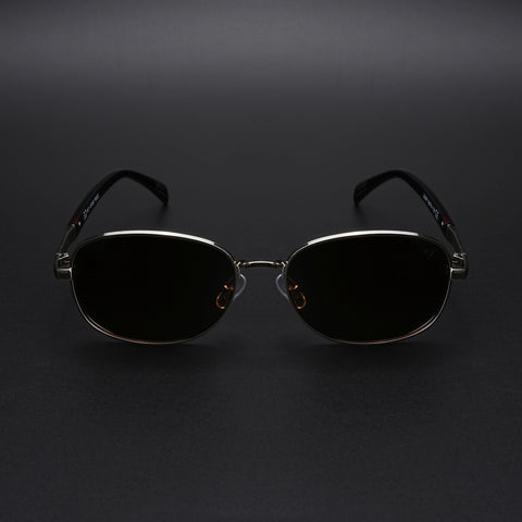 Dash | Silver Polarized Unisex Sunglasses | Brown Lens - PMG5849