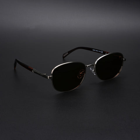 Dash | Silver Polarized Unisex Sunglasses | Brown Lens - PMG5849