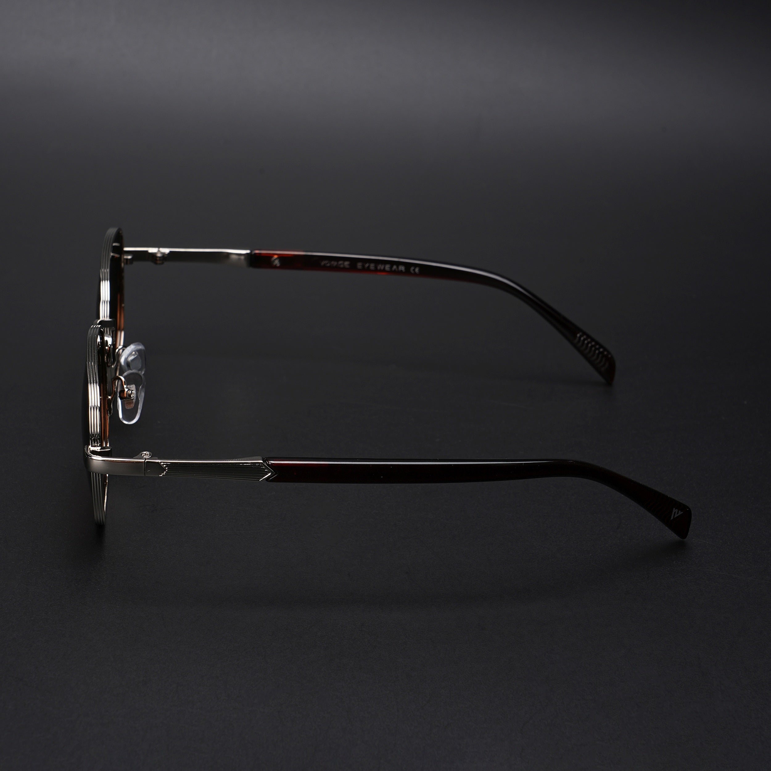 Dash | Silver Polarized Unisex Sunglasses | Brown Lens - PMG5849