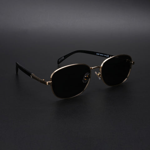 Dash | Gold Polarized Unisex Sunglasses | Black Lens - PMG5850