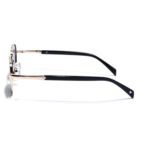 Dash | Gold Polarized Unisex Sunglasses | Black Lens - PMG5850