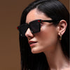 Shine Black Square Sunglasses - MG4875