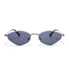 Vanta | Silver Oval Sunglasses | MG7133