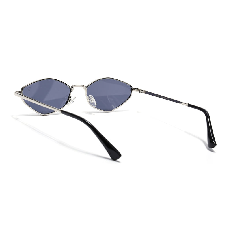 Vanta | Silver Oval Sunglasses | MG7133