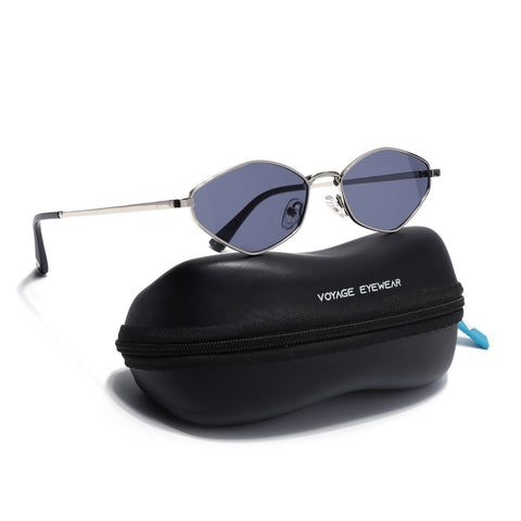 Vanta | Silver Oval Sunglasses | MG7133