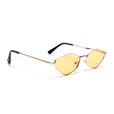 Vanta | Saffron Oval Sunglasses | Golden Frame - MG7136