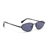 Oval Sunglasses for Men & Women (Grey Lens | Black Frame - MG7144)