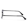 Oval Sunglasses for Men & Women (Grey Lens | Black Frame - MG7144)
