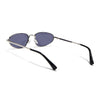 Oval Sunglasses for Men & Women (Grey Lens | Silver Frame - MG7145)