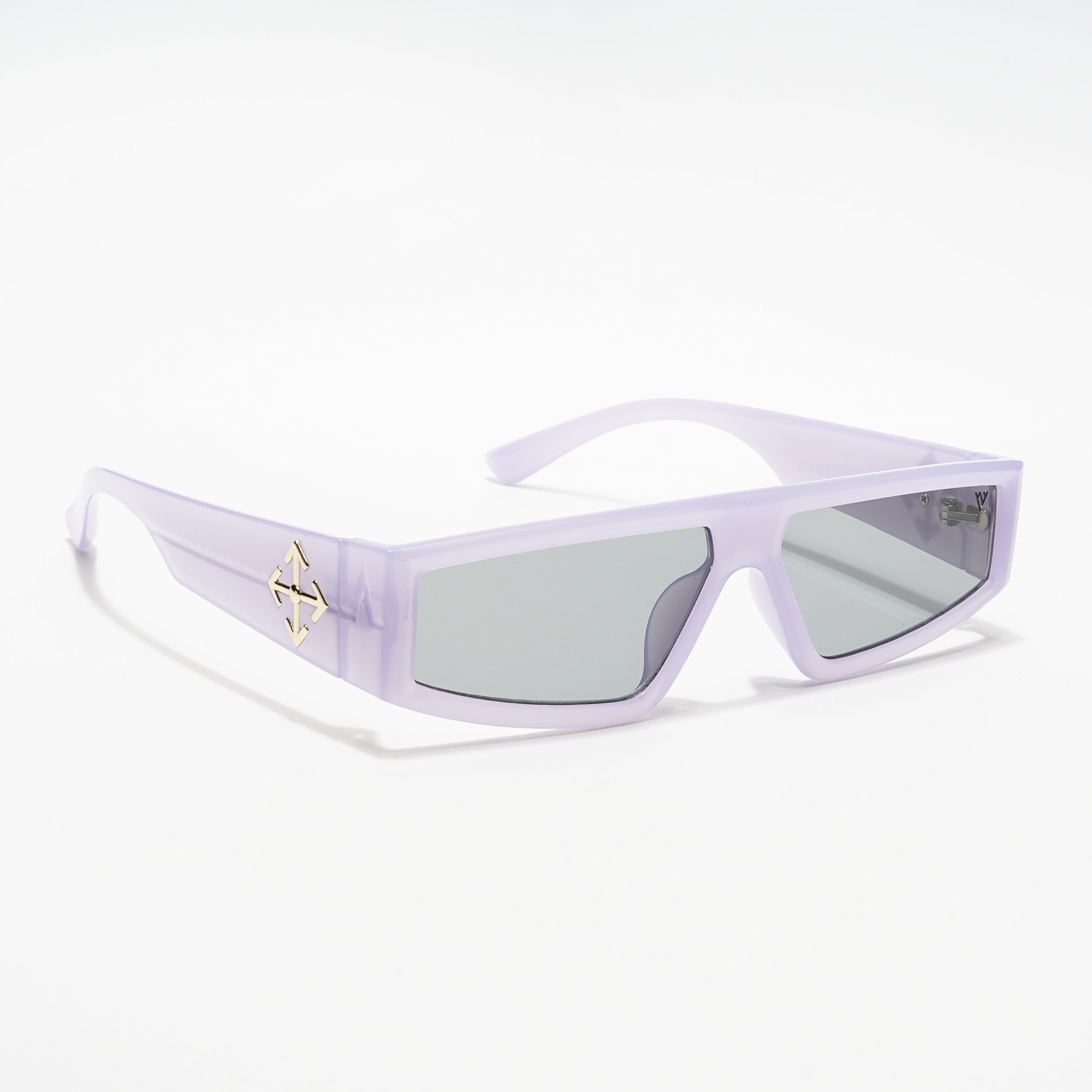 Crasher | Purple Rectangle Sunglasses (2337MG3874)