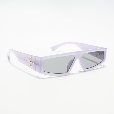 Crasher | Purple Rectangle Sunglasses (2337MG3874)