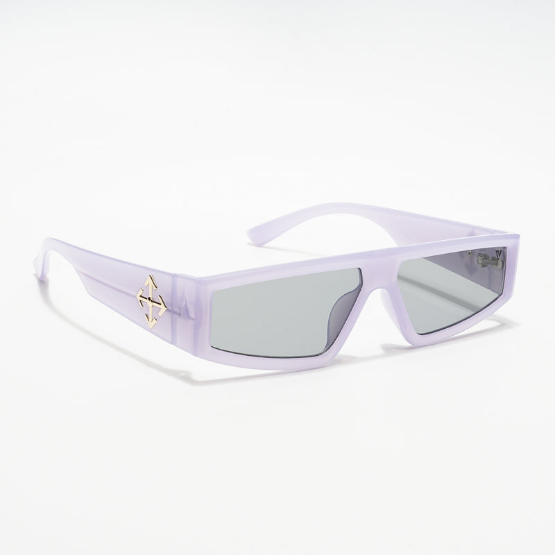 Crasher | Purple Rectangle Sunglasses (2337MG3874)