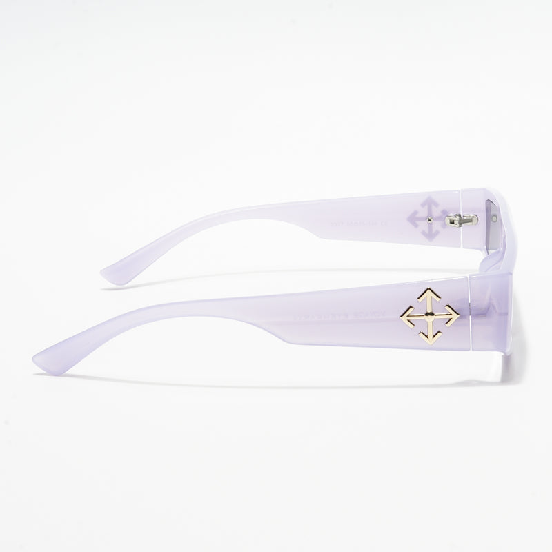 Crasher | Purple Rectangle Sunglasses (2337MG3874)