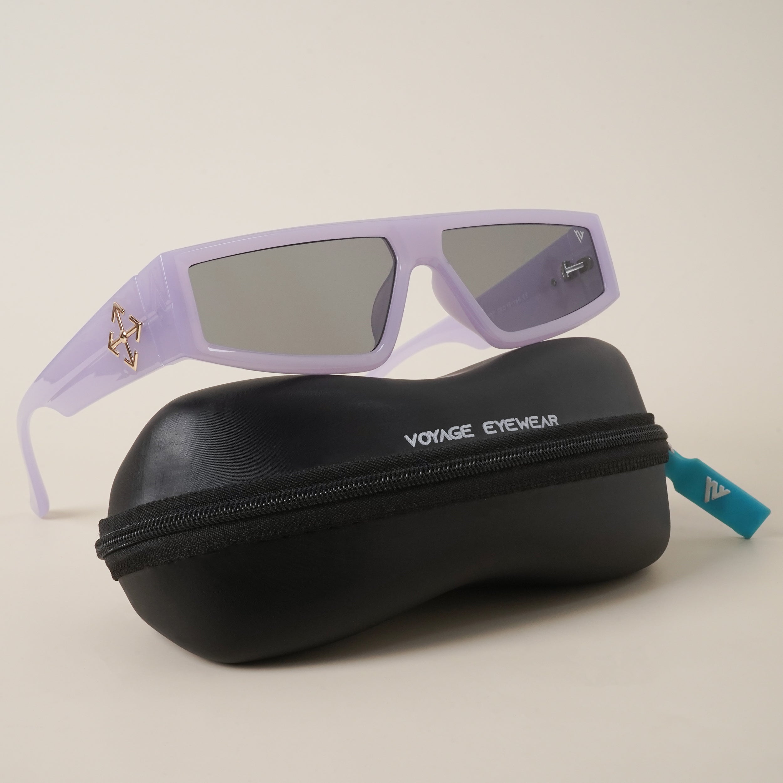Voyage Purple Rectangle Sunglasses - MG3874