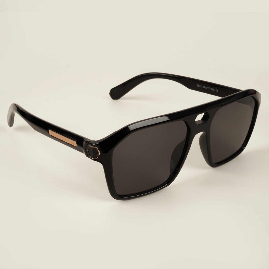 Voyage Black Wayfarer Sunglasses for Men & Women (2343MG4098)