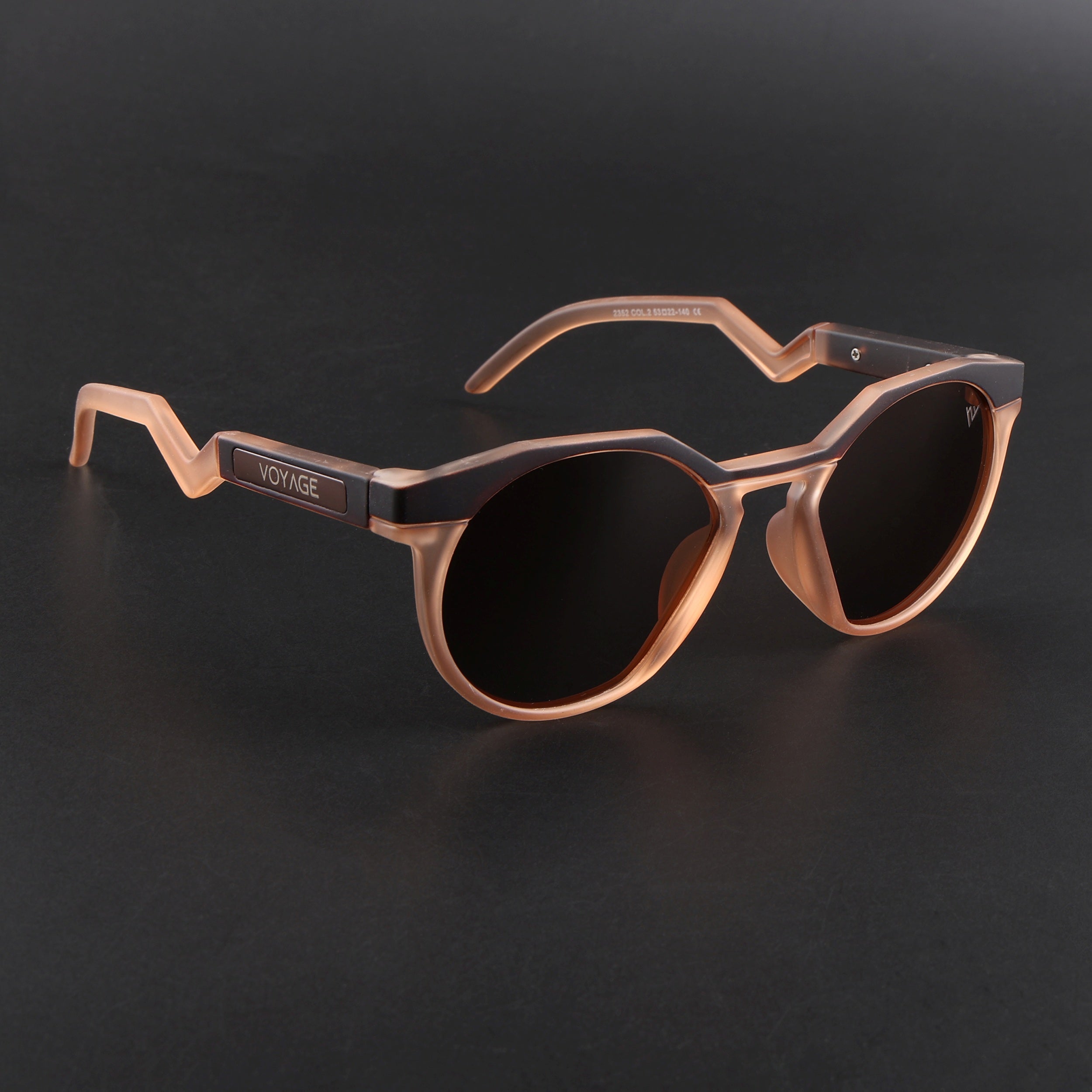 Radar | Black & Brown Polarized Sunglasses | Brown Lens - PMG6565