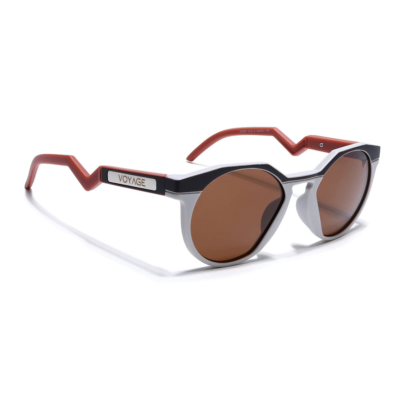 Radar | Classic Brown & Cream Polarized Sunglasses | Brown Lens - PMG6568
