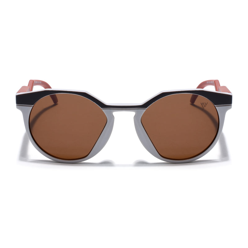 Radar | Classic Brown & Cream Polarized Sunglasses | Brown Lens - PMG6568