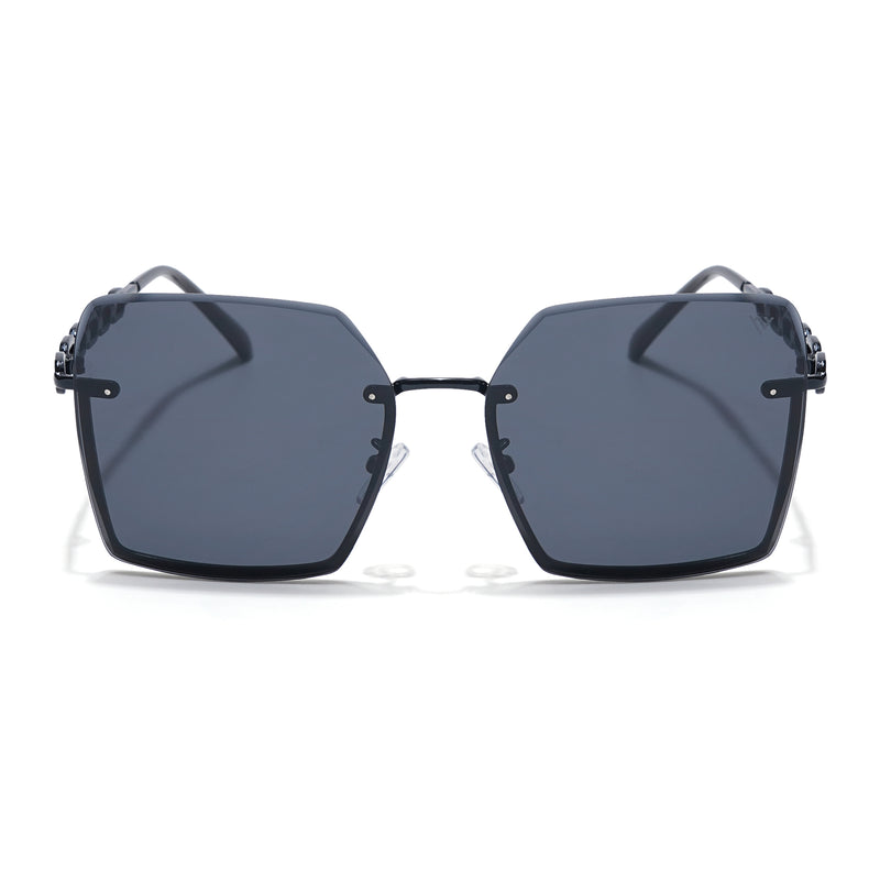 Over Size Sunglasses (Black Lens | Black Frame - MG5793)