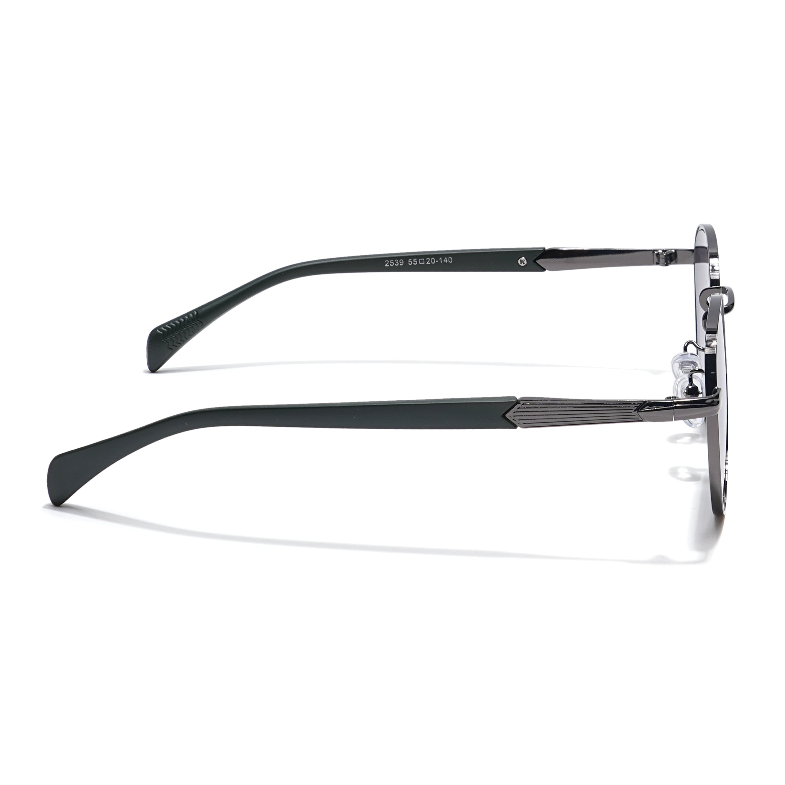 Round Sunglasses (Grey & Clear Lens | Grey Frame - MG5788)