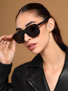 The Hex |  Black Polarized Sunglasses | PMG7356