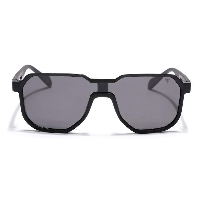 The Hex |  Black Polarized Sunglasses | PMG7356
