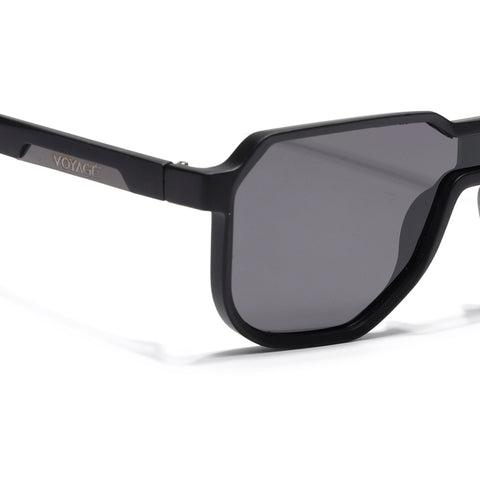 The Hex |  Black Polarized Sunglasses | PMG7356