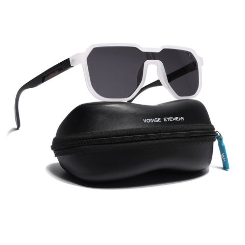 The Hex | Transparent Polarized Sunglasses | PMG7358