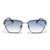 Cateye Sunglasses for Women (Blue & Clear Lens | Blue Frame - MG7112)