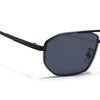 Rectangle Sunglasses for Men & Women (Black Lens | Black Frame - MG7533)