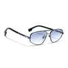 Circuit | Blue & Clear Rectangle Sunglasses | MG7517
