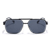 Wayfarer Sunglasses for Men & Women (Black Lens | Black Frame - MG7530)