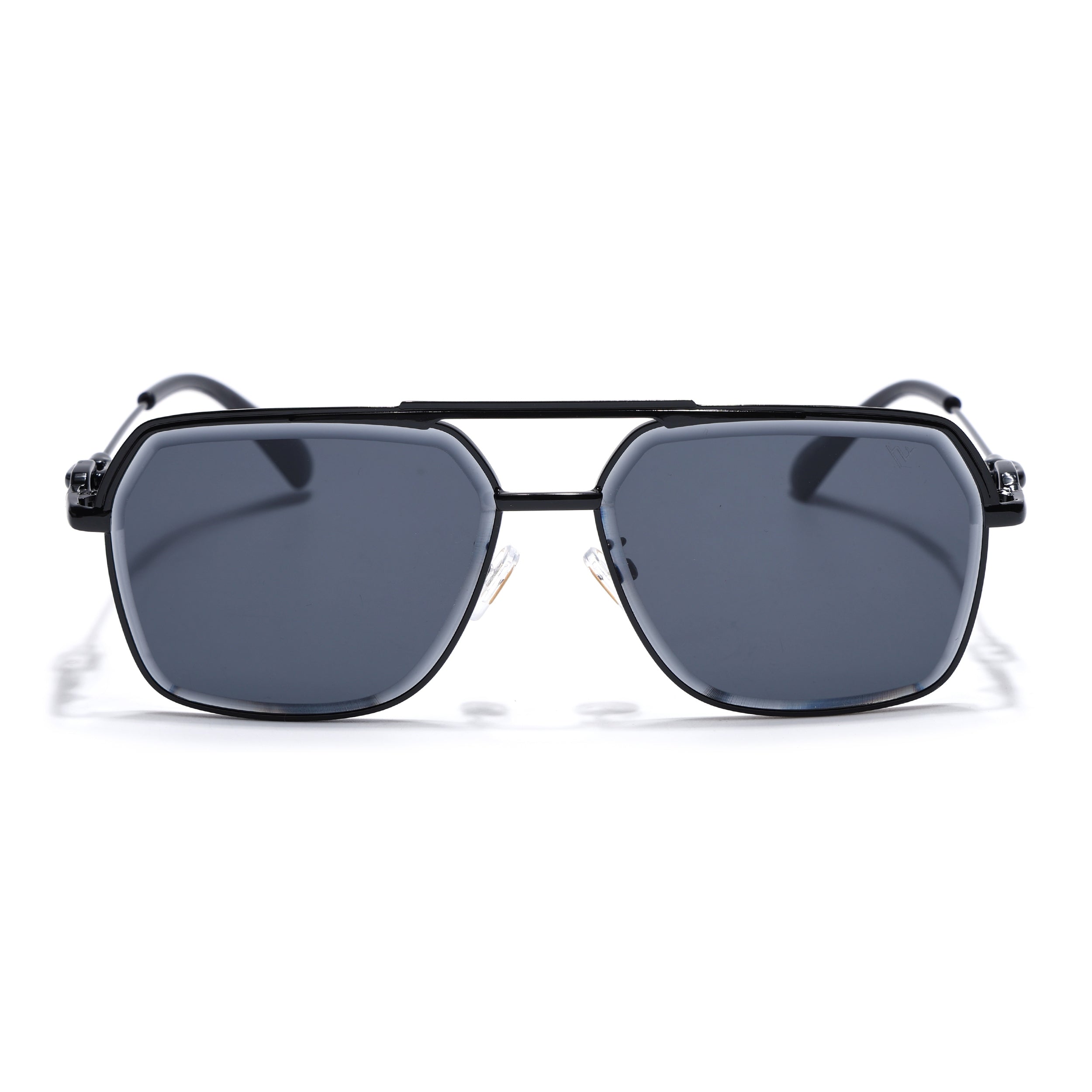 Wayfarer Sunglasses for Men & Women (Black Lens | Black Frame - MG7530)