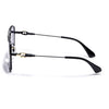 Wayfarer Sunglasses for Men & Women (Grey & Clear Lens | Golden & Black Frame - MG7531)