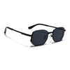 Rectangle Sunglasses for Men & Women (Black Lens | Black Frame - MG7839)