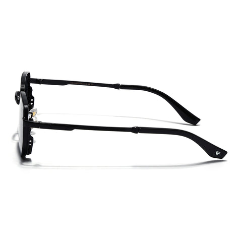 Rectangle Sunglasses for Men & Women (Black Lens | Black Frame - MG7839)