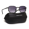 Rectangle Sunglasses for Men & Women (Green Lens | Grey Frame - MG7840)