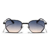 Rectangle Sunglasses for Men & Women (Grey & Brown Lens | Grey Frame - MG7841)