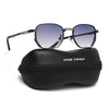 Rectangle Sunglasses for Men & Women (Blue Lens | Blue Frame - MG7844)